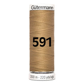 Gutermann garen | 200m | 591 goud naaigaren GM - 200 - 591 - GOUD 4008015032166